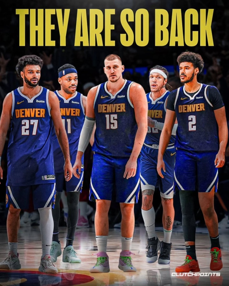 半岛体育APP-掘金新五人组：约基奇、穆雷、戈登、布鲁斯-布朗、卡梅隆-约翰逊